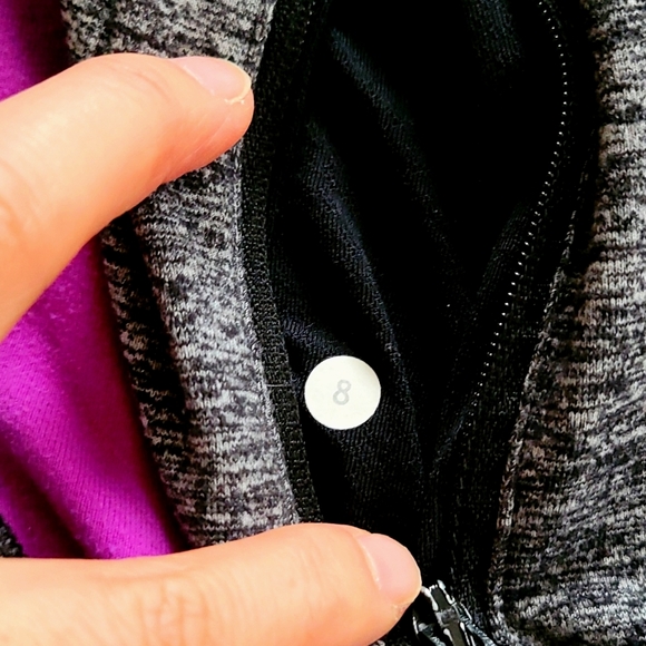Lululemon Gray Purple Stride Jacket Size 8 - Picture 6 of 11